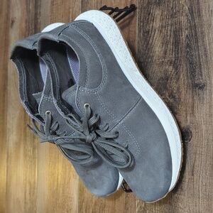 L.L.Bean Stone Coast Oxford Comfort Shoes Size 8.0 in Grey